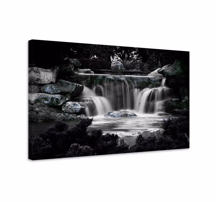 Cuadro paisajes caídas serenas y cascadas - TenVinilo