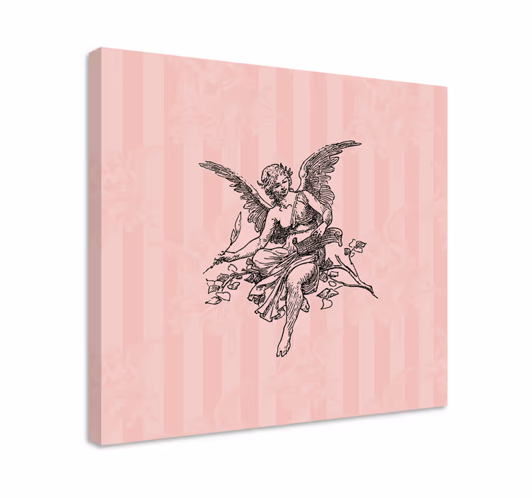 Cuadro artístico figura angelical de gracia - TenVinilo