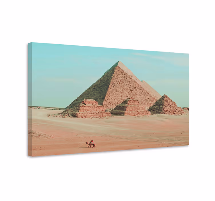 Cuadro paisajes Pirámides fotografía estética - TenVinilo