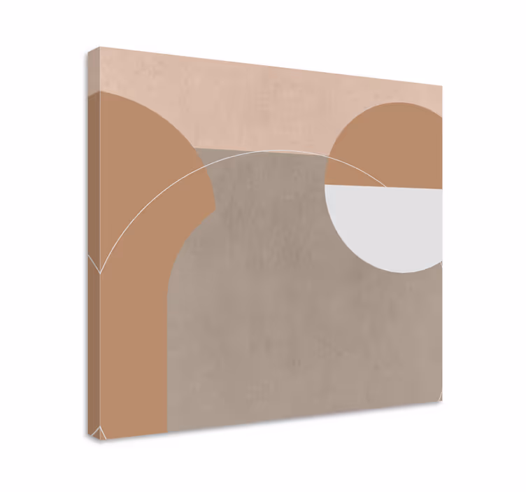 Cuadro moderno formas geométricas abstractas - TenVinilo