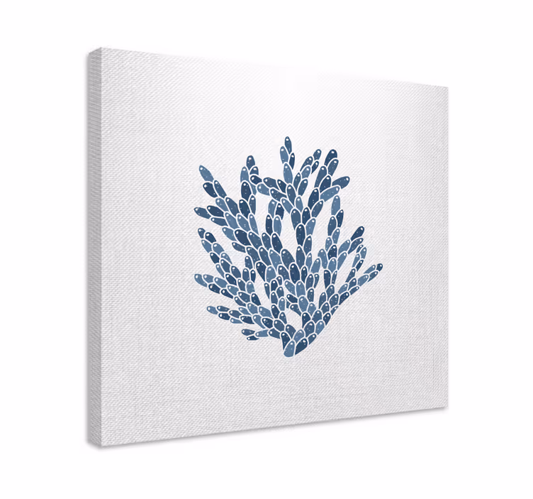 Cuadro de marineros diseño de plantas marinas - TenVinilo