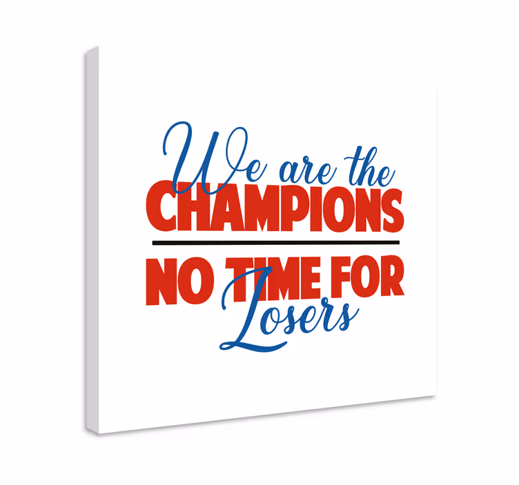 Cuadro frase espíritu de campeones en rally - TenVinilo