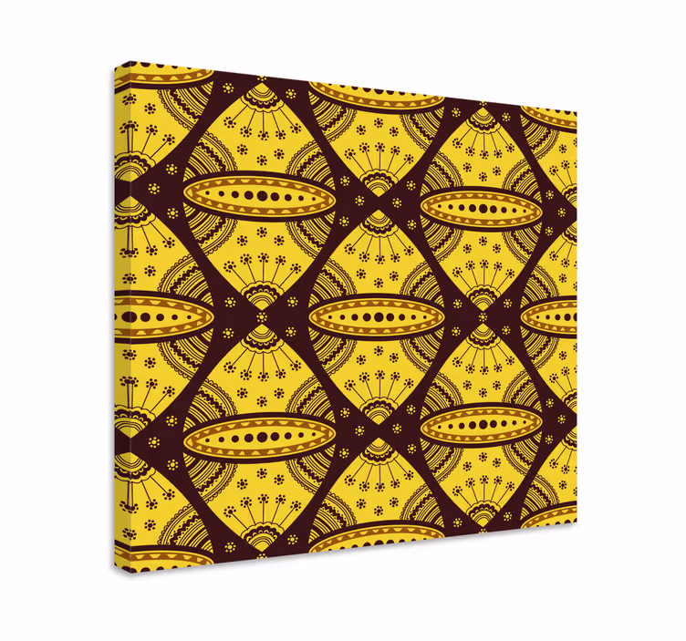 Cuadro abstracto Abstracto de estilo africano - TenVinilo