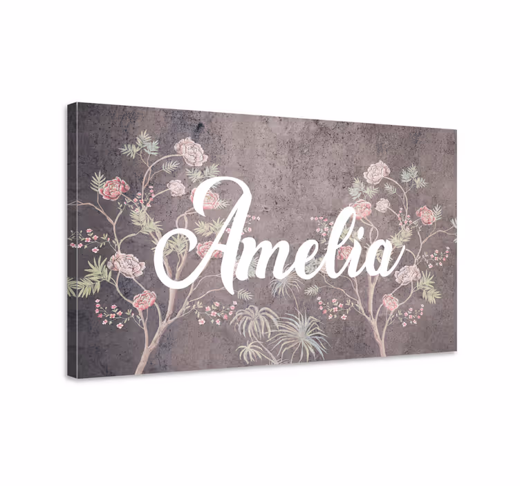 Cuadro vintage árbol de rosa de estilo vintage - TenVinilo
