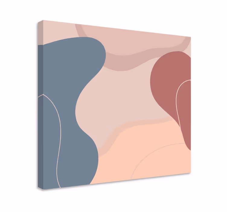 Cuadro para salón Colores suaves del cuadro - TenVinilo