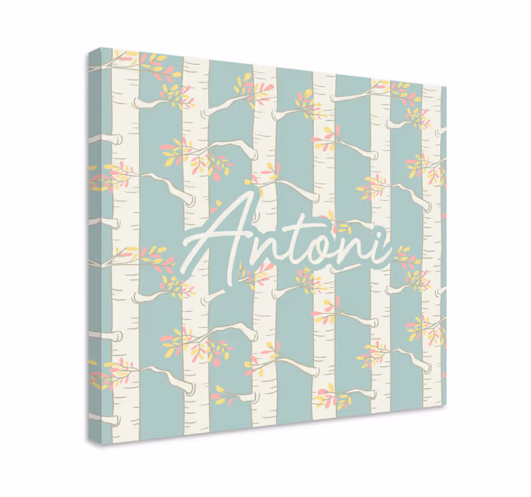 Cuadro de flores flores del abeto - TenVinilo
