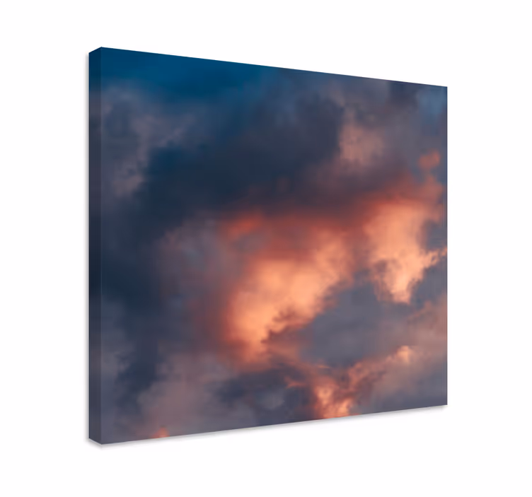 Cuadro paisajes patrones nublados dramáticos - TenVinilo