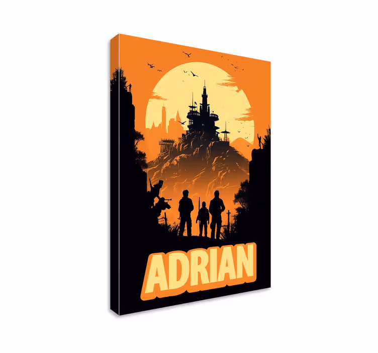 Cuadro decorativo videojuego esta es tu aventura. Tienes la opció - TenVinilo