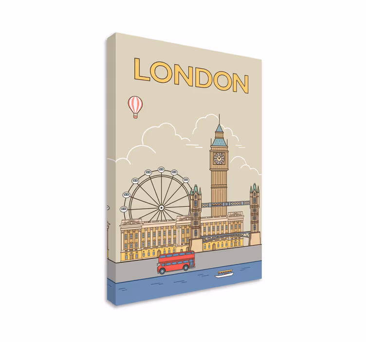 Cuadro ciudades londres - TenVinilo