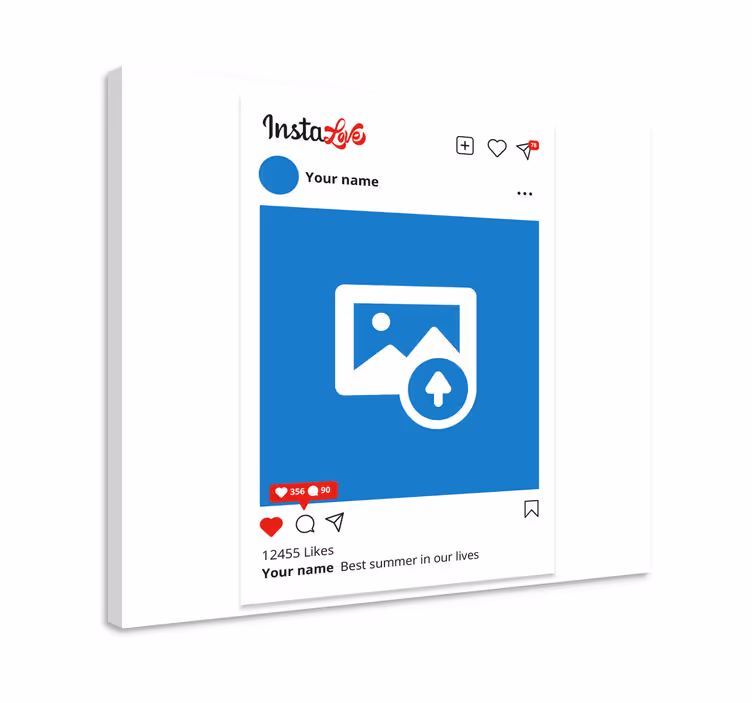 Cuadro personalizable instalaramor - TenVinilo