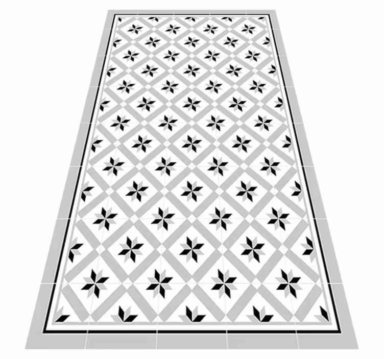 Alfombra vinílica cocina gris hidráulico - TenVinilo