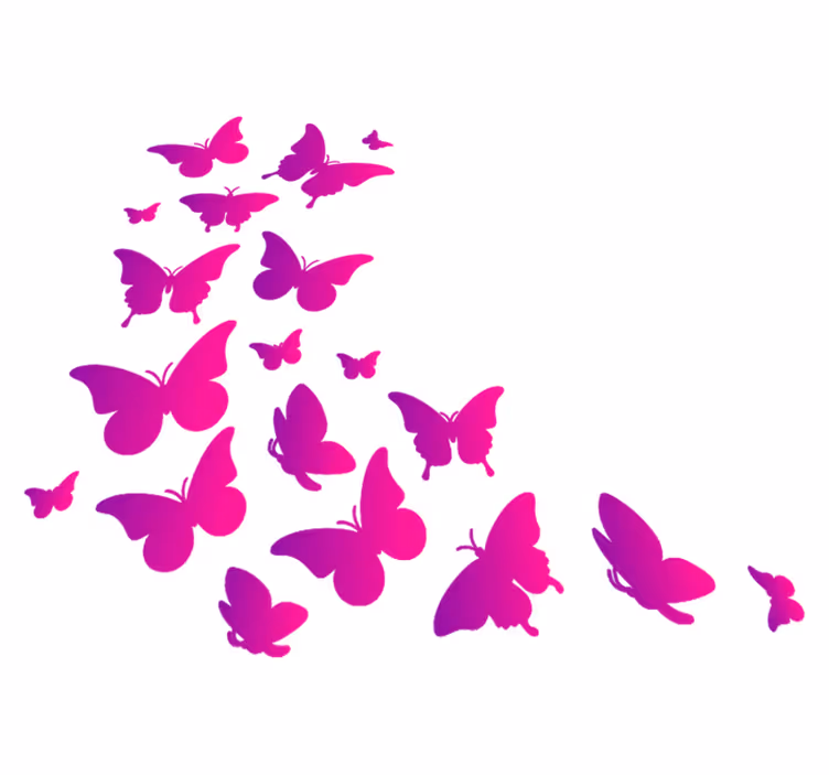 Aflombra vinílica animales mariposa de ventana - TenVinilo