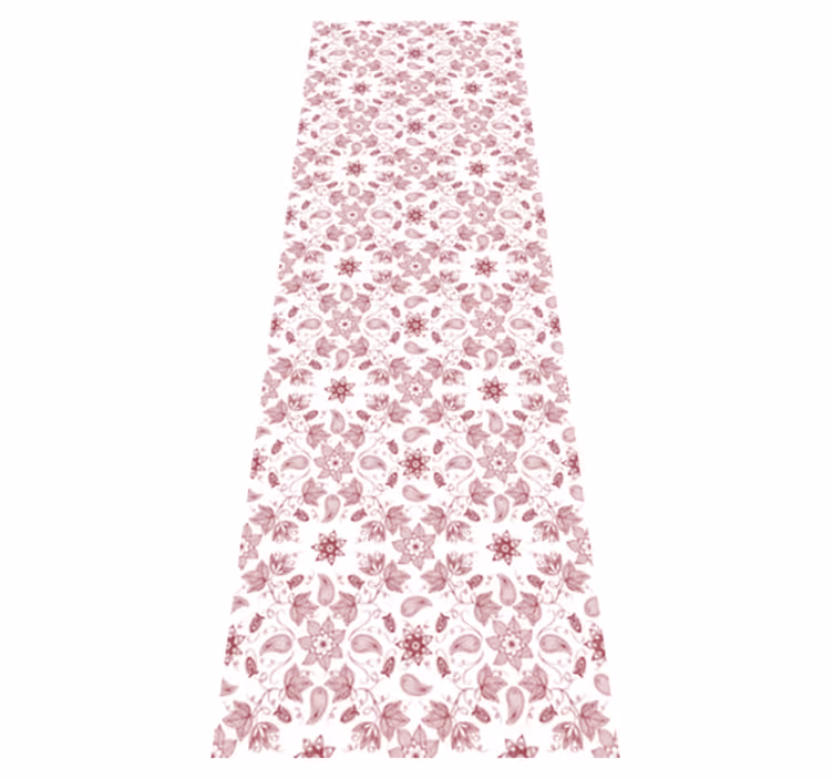 Alfombra vinílica flores diseño floral - TenVinilo