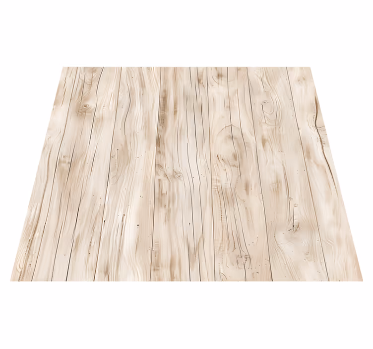 Alfombra vinílica comedor madera clara para mesa - TenVinilo