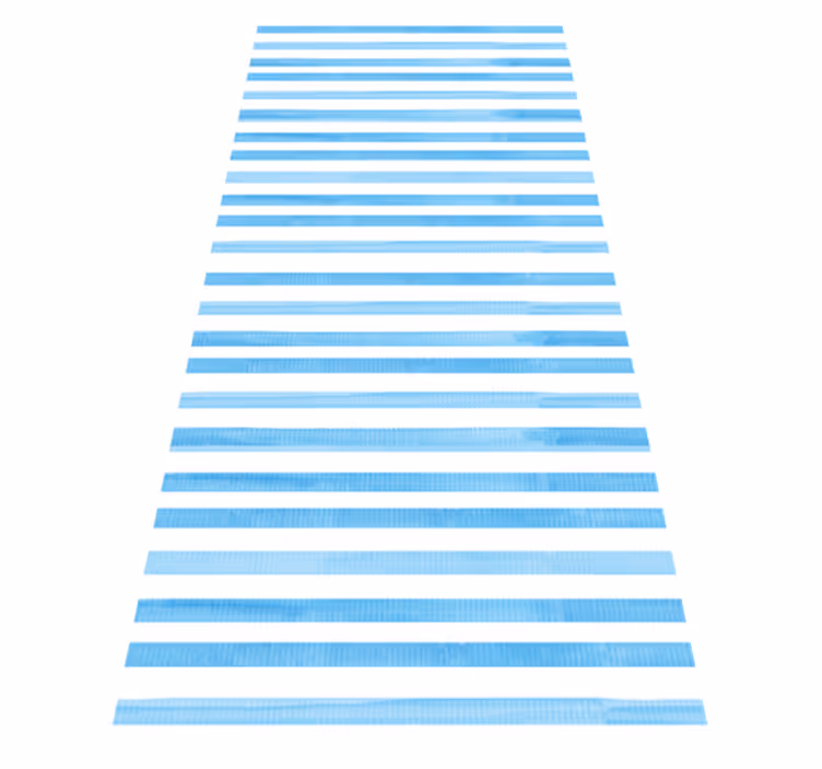 Alfombra vinílica cocina en cuadros texturizados azules - TenVinilo