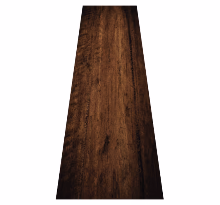 Alfombra vinílica dormitorio madera oscura patinada - TenVinilo