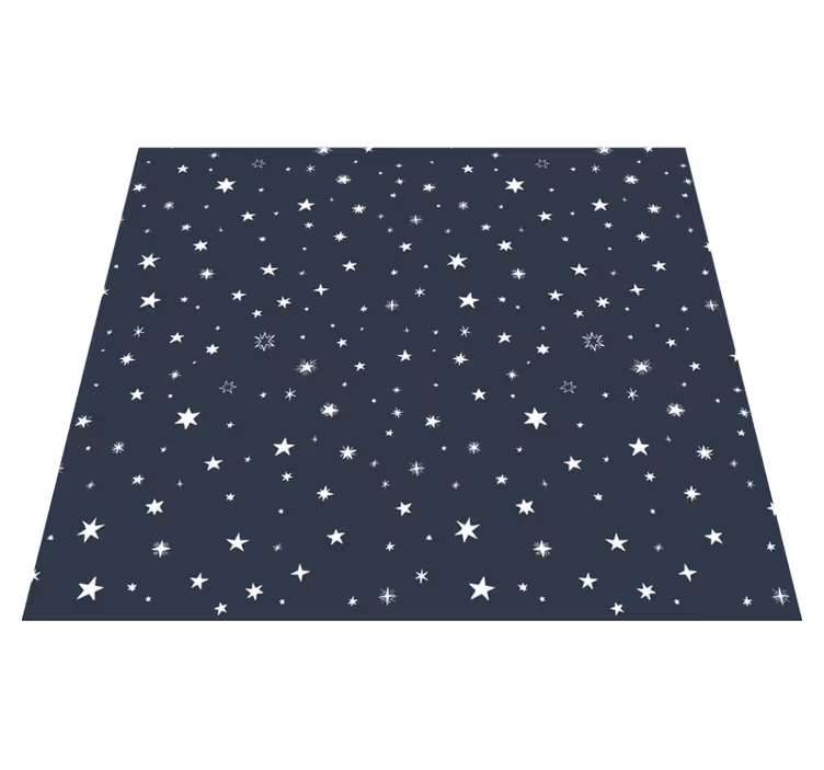 Alfombra vinílica dormitorio cielo nocturno - TenVinilo