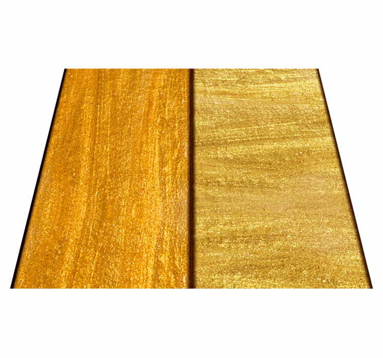 Alfombra vinílica dormitorio superficie texturada dorada - TenVinilo
