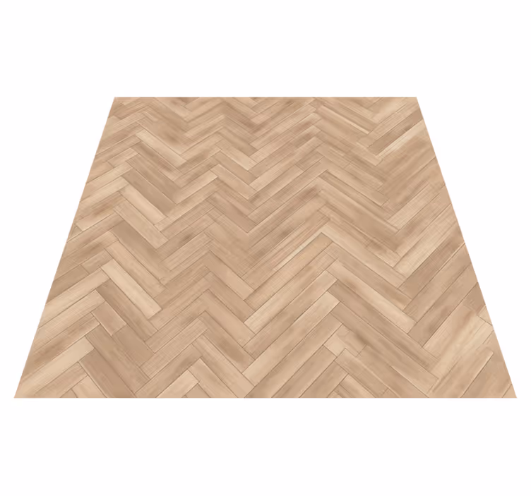 Alfombra vinílica dormitorio textura de madera clara - TenVinilo