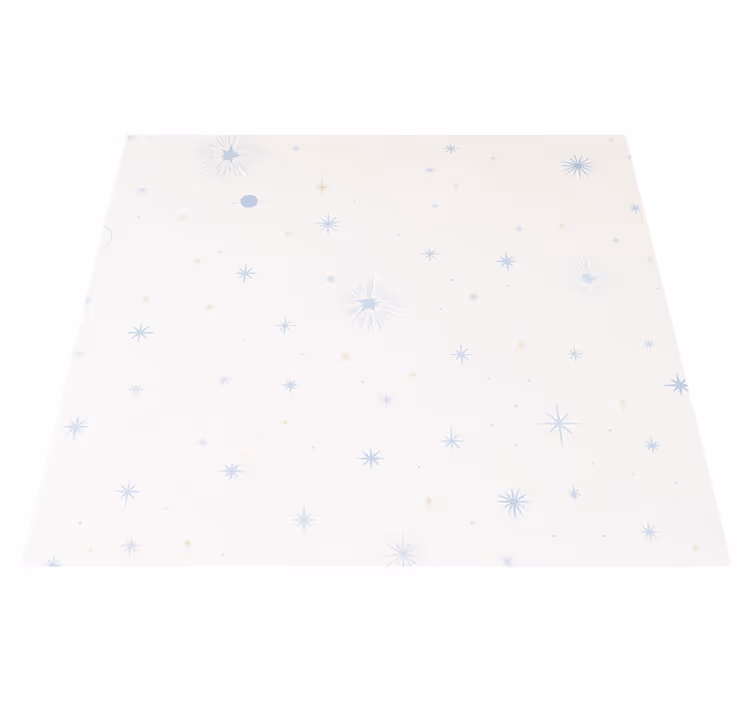 Alfombra vinílica dormitorio estrella celestial radiante - TenVinilo