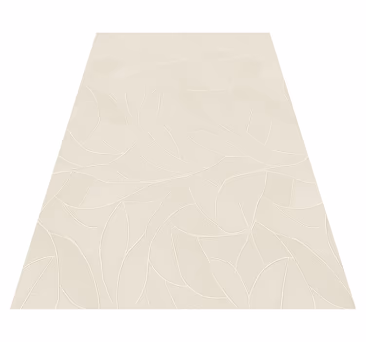 Alfombra vinílica dormitorio diseño floral suave - TenVinilo