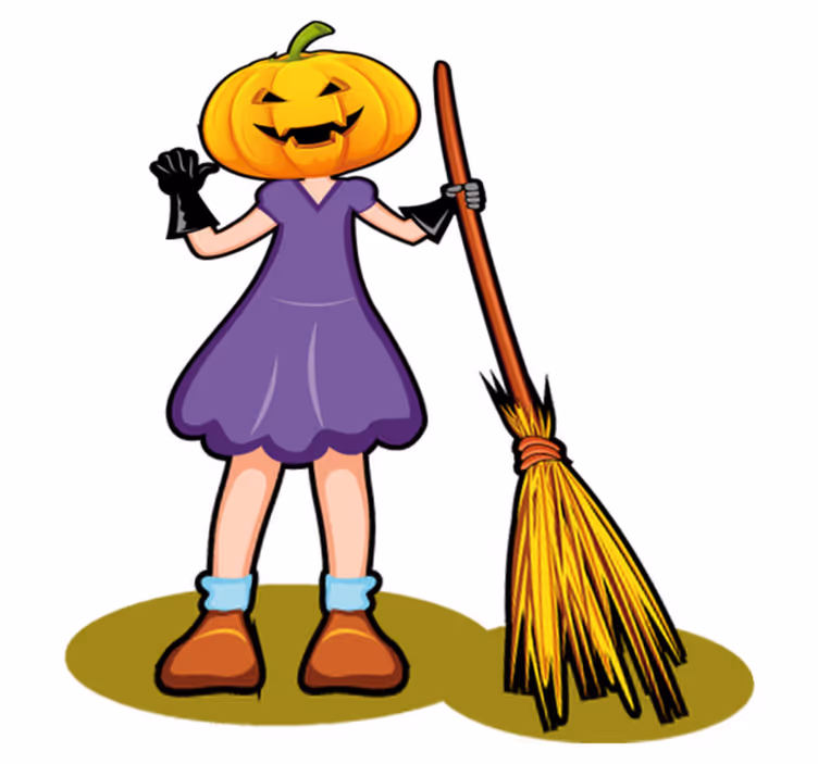 Alfombra vinílica infantil ilustración halloween - TenVinilo