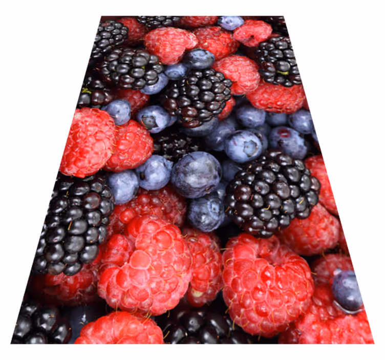 Alfombra vinílica cocina arándanos - TenVinilo