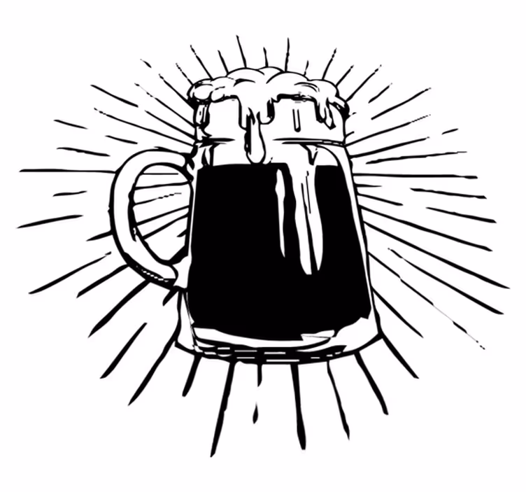 Alfombra vinílica cocina luz de cerveza - TenVinilo