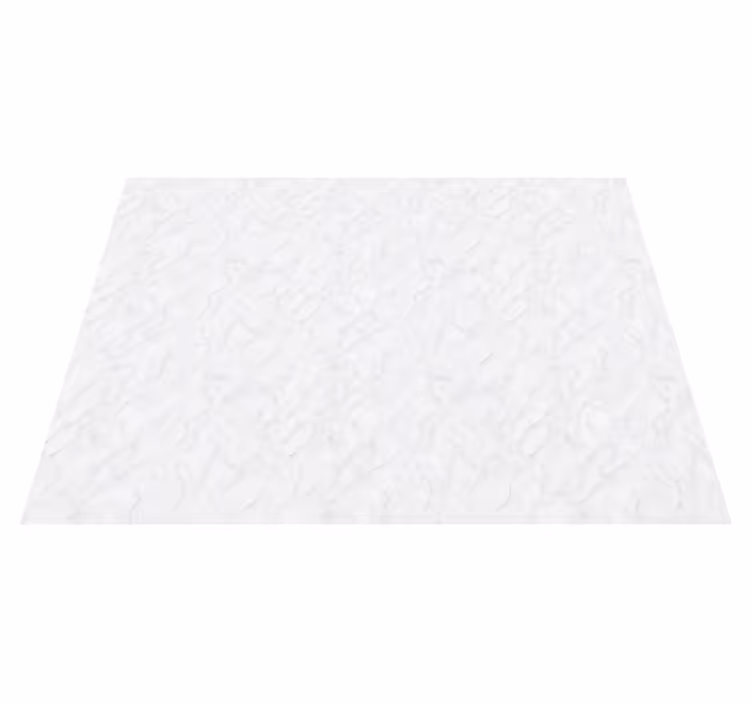 Alfombra vinílica dormitorio diseño mármol blanco gris - TenVinilo
