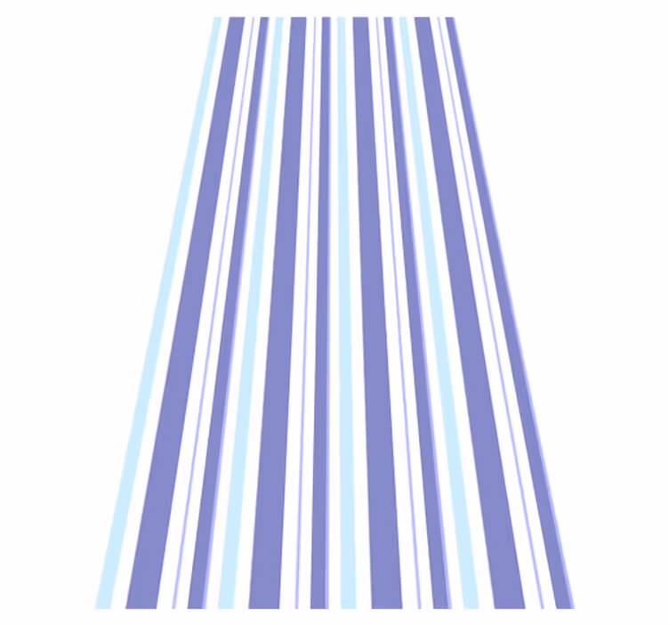 Alfombra vinílica dormitorio rayas verticales azules - TenVinilo