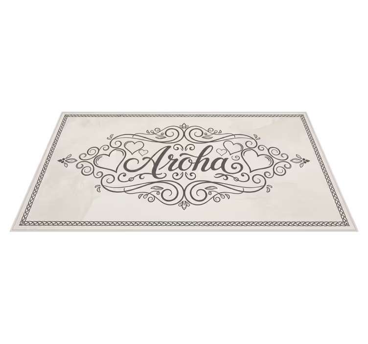 Alfombra vinílica dormitorio amor - TenVinilo