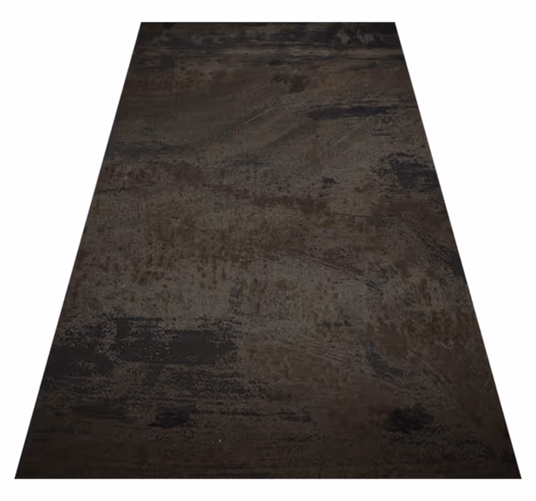Alfombra vinílica imitación hierro oxidado industrial - TenVinilo