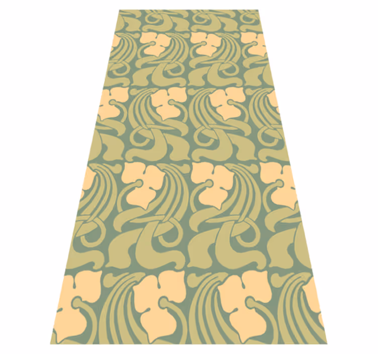 Alfombra vinílica vintage patrón de estilo moderno - TenVinilo