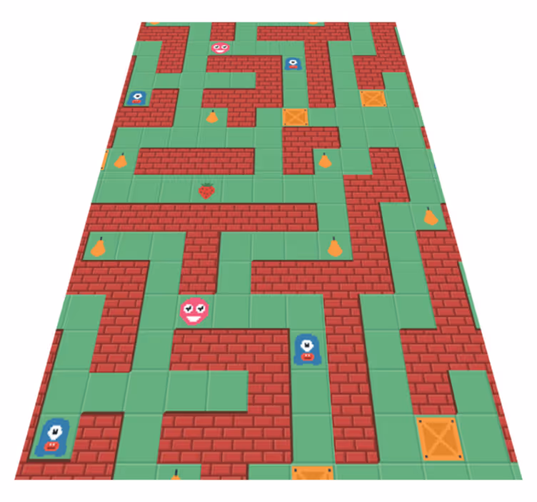 Alfombra vinílica juegos juego del chupete - TenVinilo