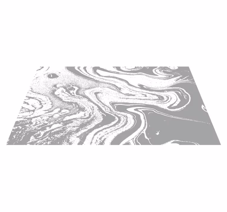 Alfombra vinílica recibidor aspecto mármol gris claro - TenVinilo