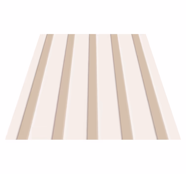Alfombra vinílica pasillo rayas beige - TenVinilo