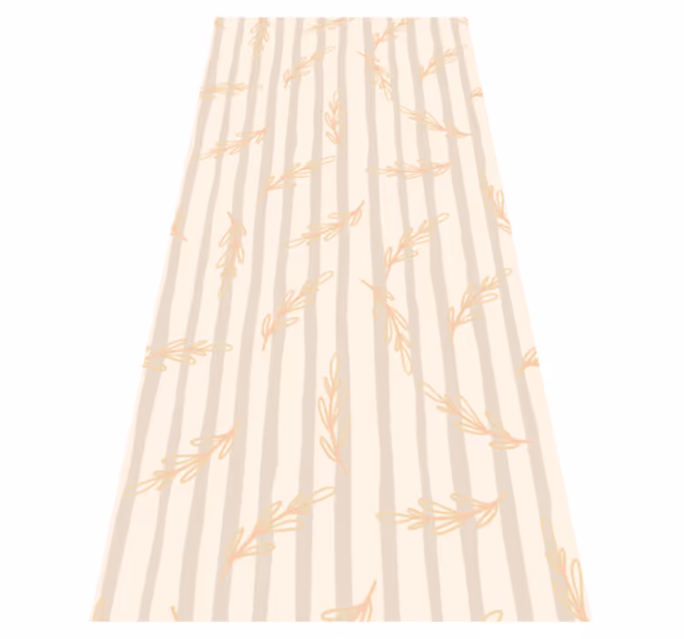 Alfombra vinílica pasillo beige elegante - TenVinilo