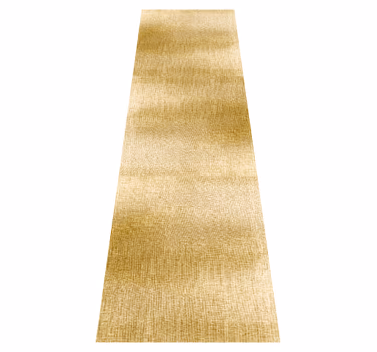 Alfombra vinílica pasillo efecto dorado - TenVinilo