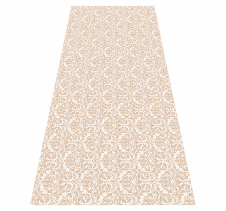 Alfombra vinílica beige patrón beige antiguo claro - TenVinilo