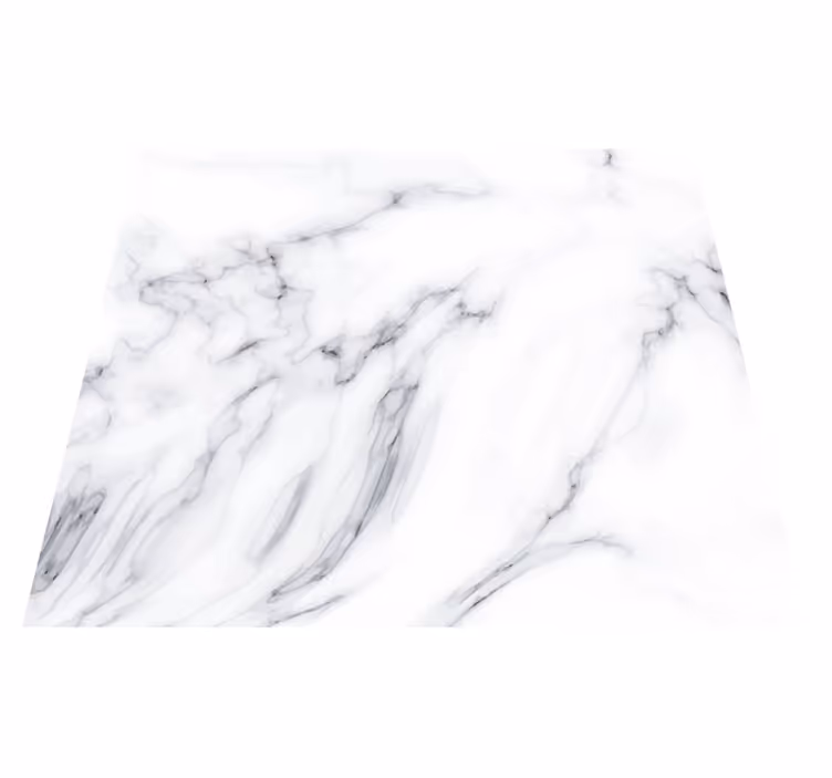 Alfombra vinílica blanca remolinos mármol elegante sencillez - TenVinilo