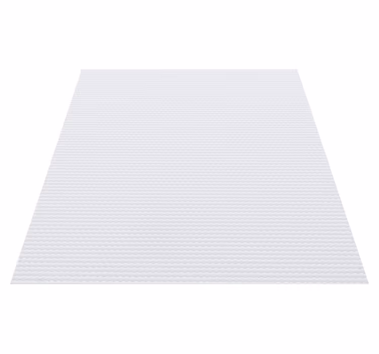 Alfombra vinílica blanca blackout - TenVinilo