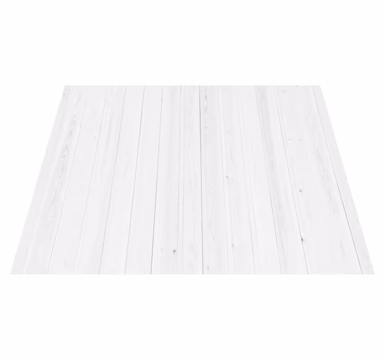 Alfombra vinílica blanca patrón madera hamptons - TenVinilo