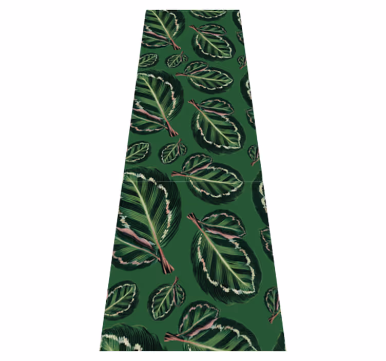Alfombra vinílica verde maranta verde - TenVinilo