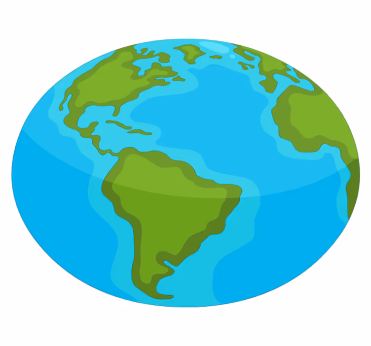 Alfombra vinílica mapamundi mapa del mundo educativo - TenVinilo