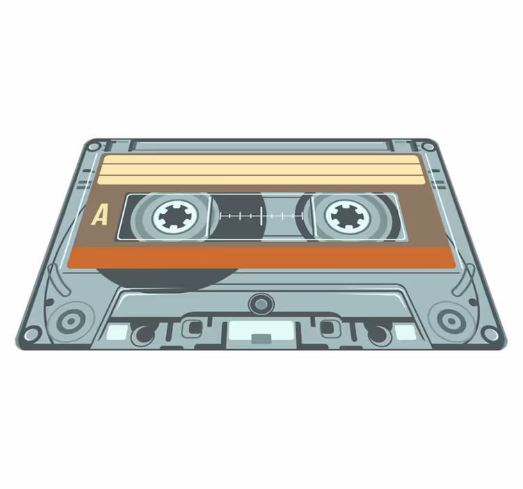 Alfombra vinílica radio cassette - TenVinilo