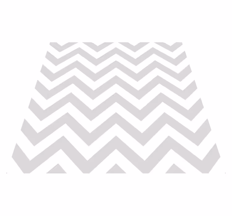 Alfombra vinílica geométrica zigzags de chevron - TenVinilo