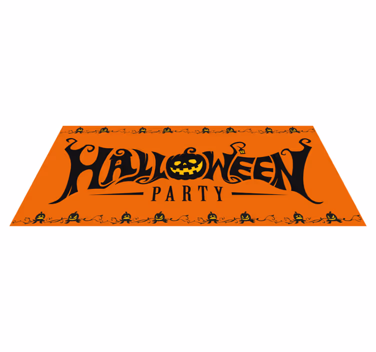 Alfombra vinílica halloween decoración festiva halloween - TenVinilo