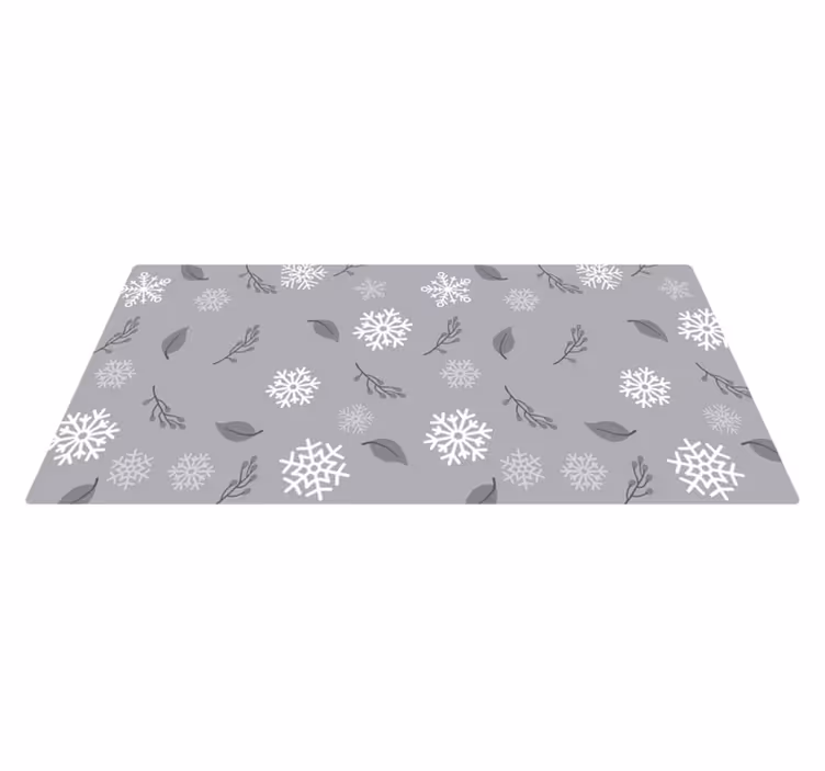 Alfombra vinílica navidad motivo de ráfaga estacional - TenVinilo