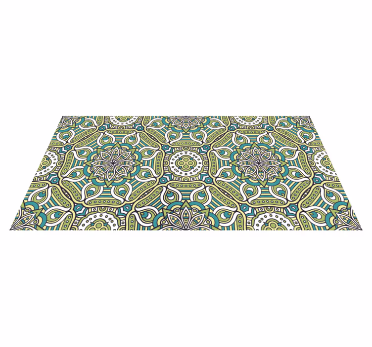 Alfombra vinílica mandala mandala estampado - TenVinilo