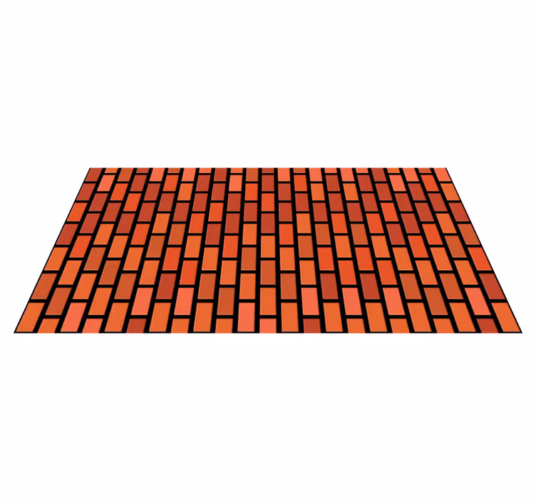 Alfombra vinílica imitación azulejos geométricos - TenVinilo